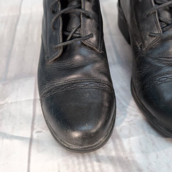 Ariat 56301 Black Leather Lace-Up Paddock Riding Boots – Men’s 10B - Picture 3 of 8